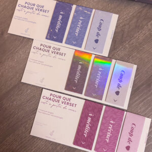 Lot de 3 marque-pages aimantés – Lecture consciente